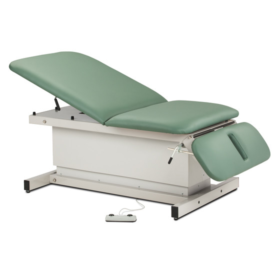 Bariatric Power Table Extra Wide 34″ Shrouded Adjustable Backrest Drop Section